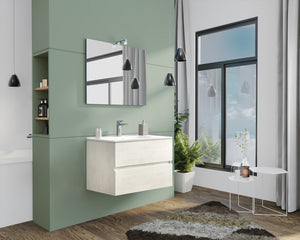 mobile bagno new splash cm.80 rovere bianco cod:ferx.3518
