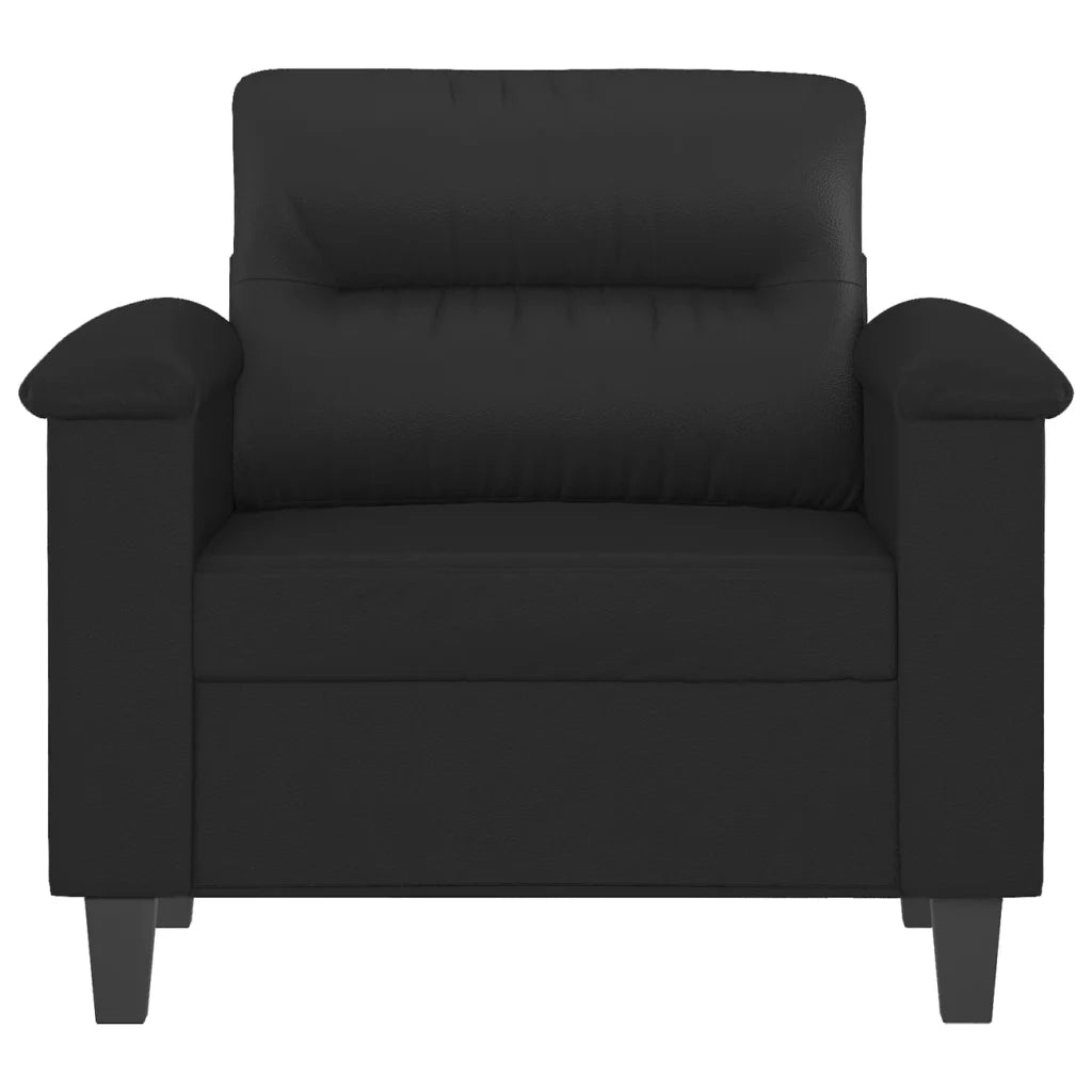 Divano Sedia-Poltrona Nera 60 cm in Similpelle 206400