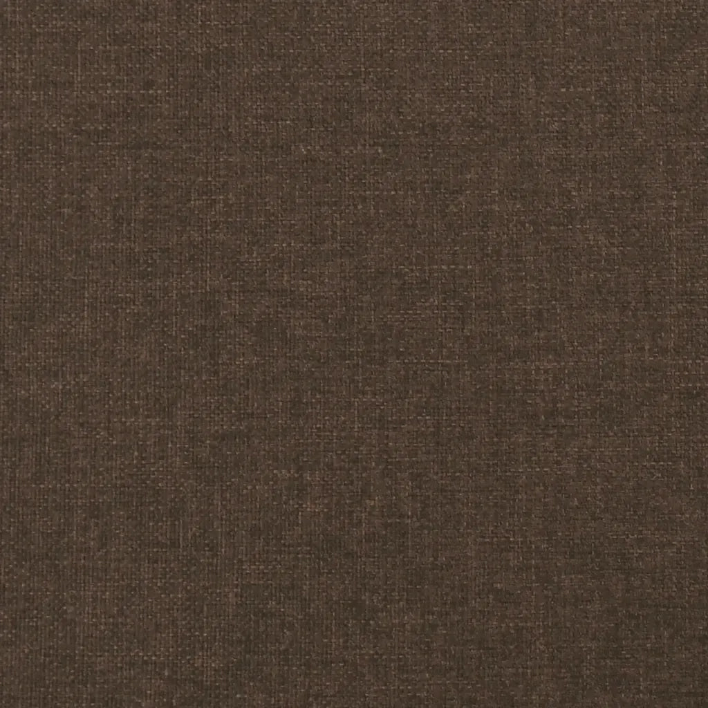 Letto a Molle Materasso e LED MarroneScuro 120x190cm in Tessuto 3270221