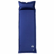 Materasso Campeggio Autogonfiabile Cuscini 1 Persona Blu Marino CFW4444862
