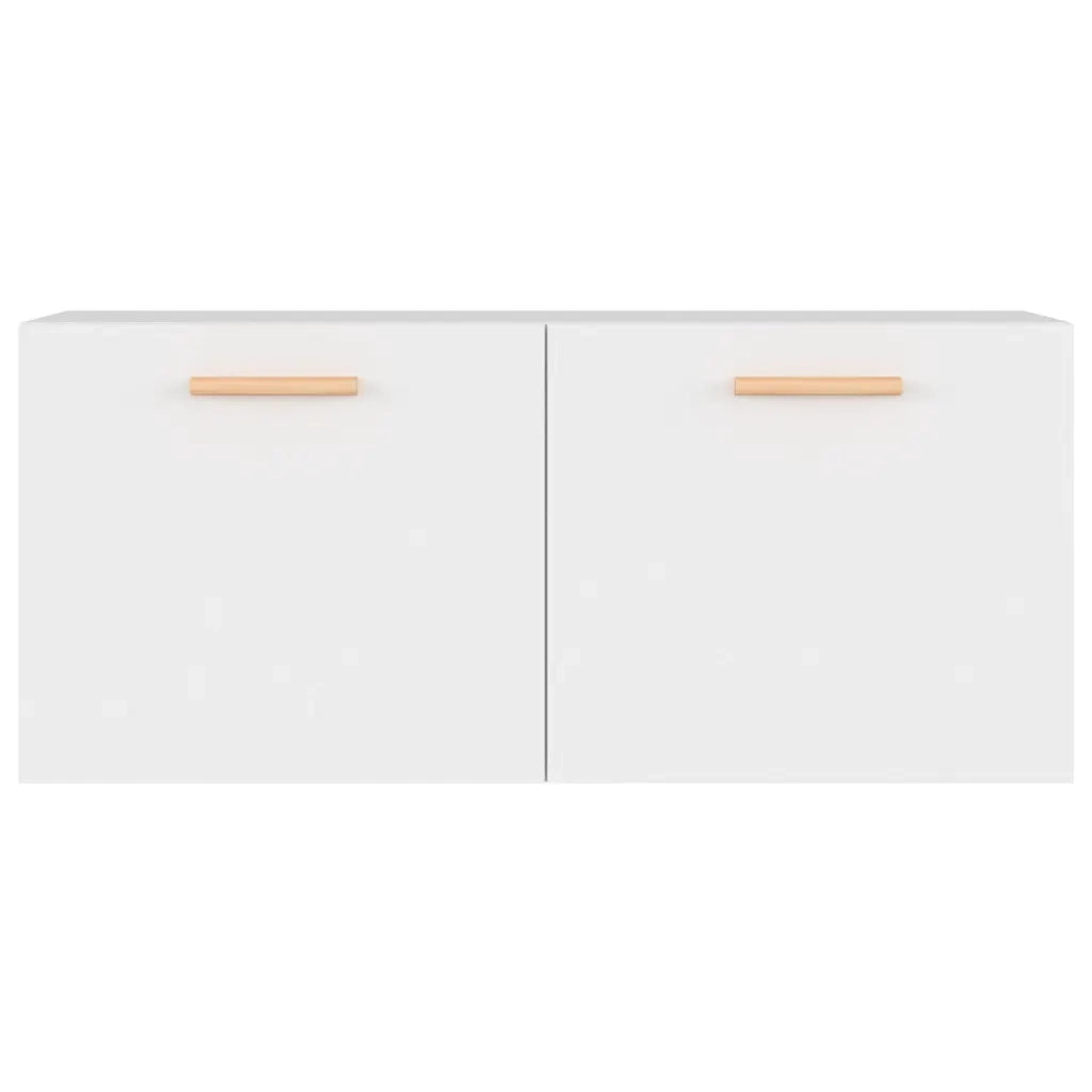 Armadietto a Muro Bianco 80x35x36,5 cm in Legno Multistrato cod mxl 32885