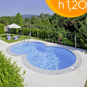 Piscina interrata ISABELLA 470 - 4,70 x 3,00 h 1,20 m