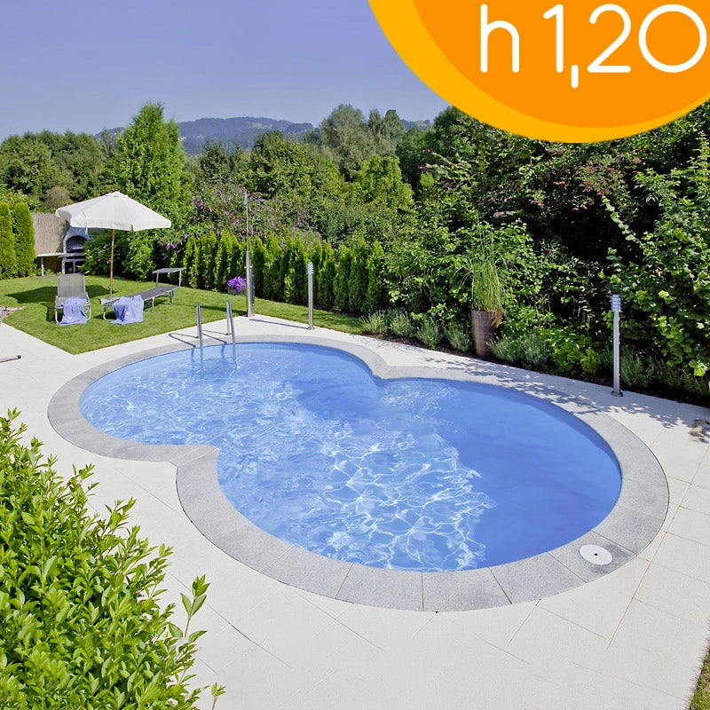 Piscina interrata ISABELLA 470 - 4,70 x 3,00 h 1,20 m