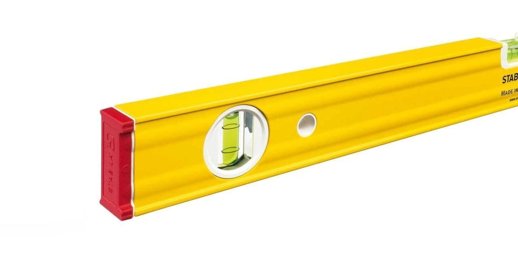 Stabila 19164 80 AS Livella a Bolla in Alluminio 50 cm 2 Fiale Precisione 0,5 mm-m colore Giallo