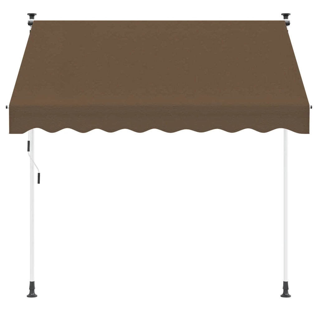 Tenda da Sole | Tenda retrattile manuale Tortora 300 cm