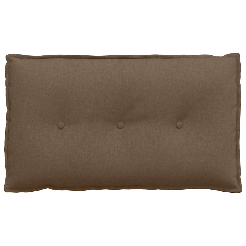 Cuscino per Schiena Marrone 80 x 19 x 50 cm Tessuto