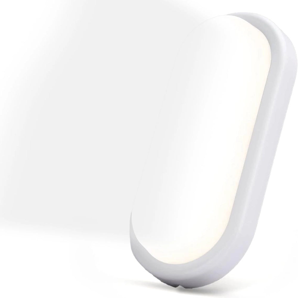 Plafoniera led ecova 25263 ovale per interni ed esterni