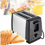 Trade Shop - Tostapane 750 Watt A 2 Posti Fette Pane 6 Livelli Di Velocità Per Toast Q-t159 -