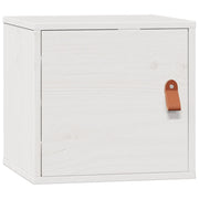 Pensile Bianco 31,5x30x30 cm in Legno Massello di Pino CFW1928639