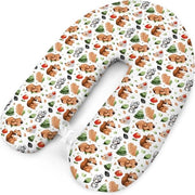 Cuscino per allattamento, XXL, cuscino per dormire durante l'allattamento, con copertura per cuscino per allattamento, cuscino laterale, cuscino per allattamento, cuscino per allattamento al seno, piccolo