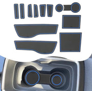 Mokka B Mokka E gommatte antiscivolo compatibile con Opel Mokka B Mokka E 2021-2023 2024 gommatte antiscivolo per cassetto centrale interno (blu)