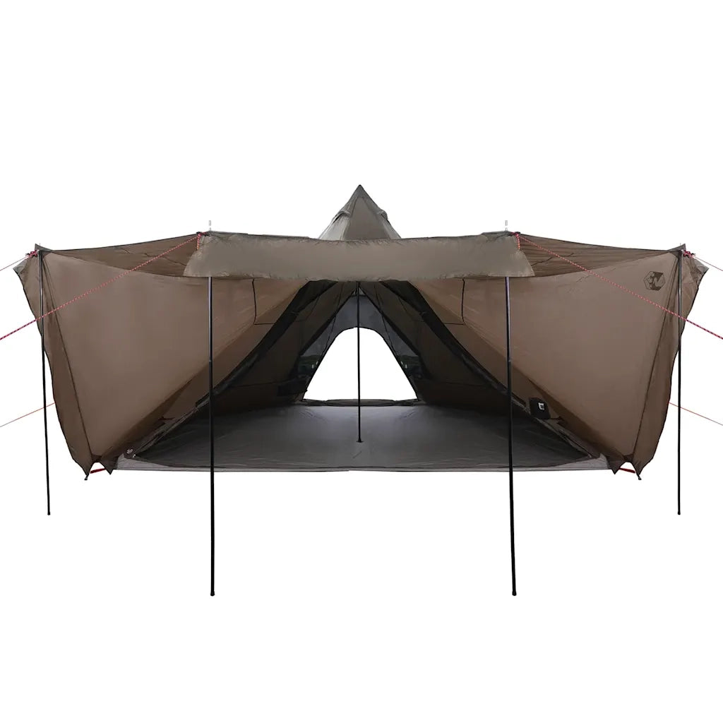 vidaXL Tenda Familiare Tipi per 8 Persone Marrone Impermeabile