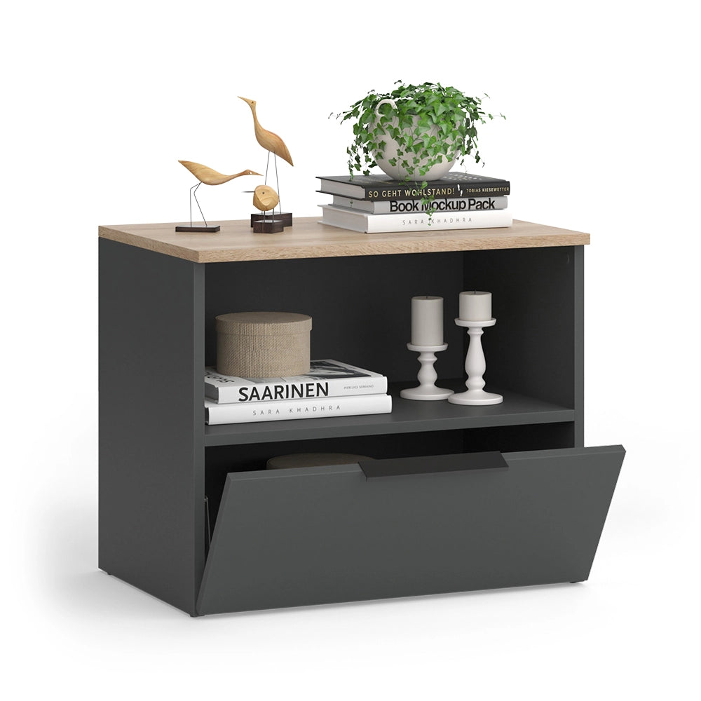 Vicco Credenza Antracite/Sonoma 60 x 50 cm con patta
