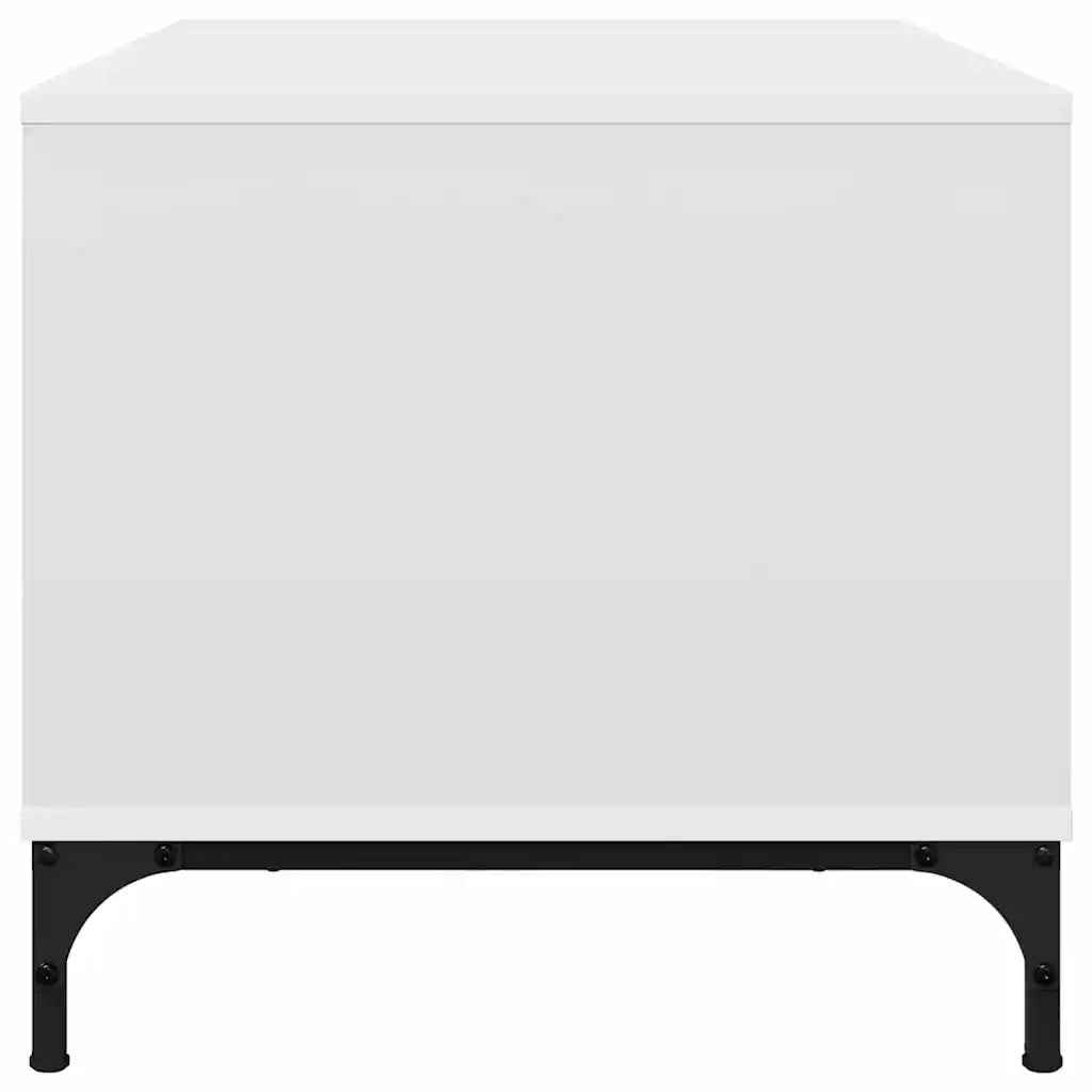 Tavolino da salotto Bianco 90 x 49 x 46 cm Legno multistrato 883444