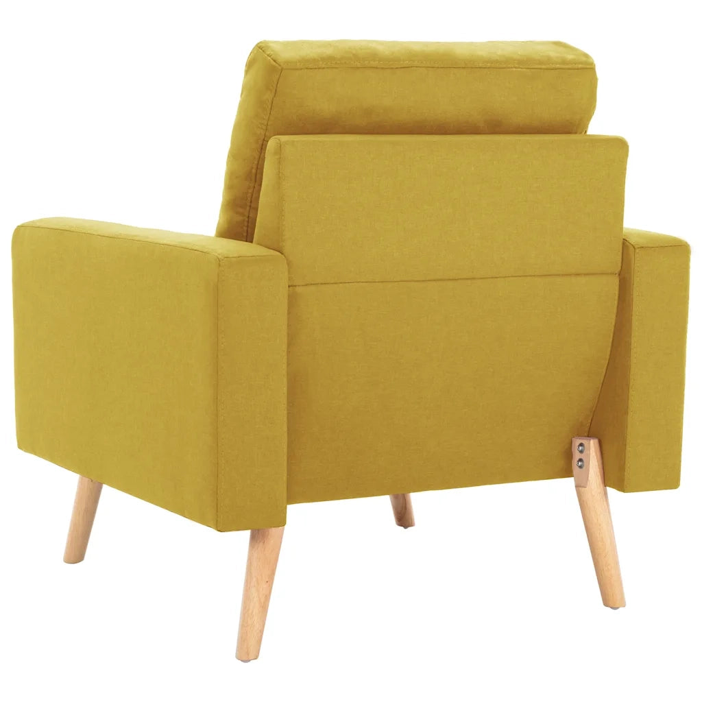 Poltrona Gialla in Tessuto 288699
