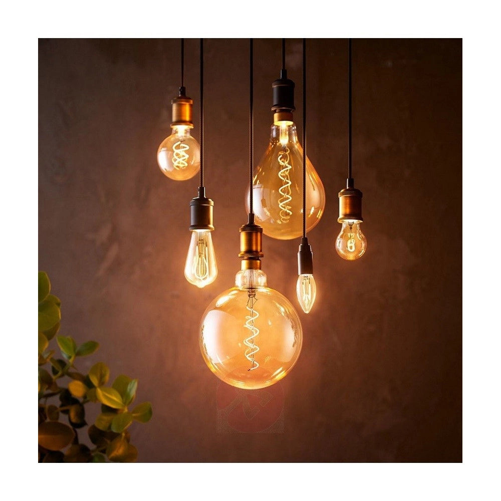 Trade Shop - Portalampada E27 A Sospensione Lampadario Pendente Porta Lampada 1,2 Metri E27-a -