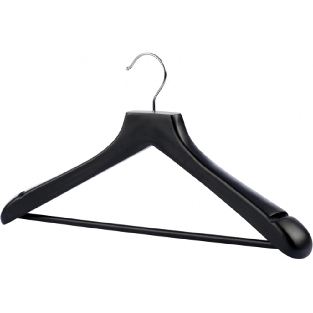 Trade Shop - 3 Gruccia Grucce A Filo In Legno Appendi Abiti Vestiti Maglie Pantaloni Camicie -