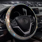 Cuscino per guida auto, glitter, universale, bling strass, Cuscino per donne e ragazze, antiscivolo e riciclabile, 37-38 cm.