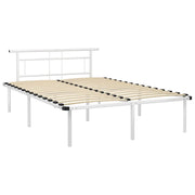 Giroletto-Struttura Letto Bianco in Metallo 140x200 cm 775220