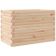 Fioriera | Cassetta per fiori | Vaso da Giardino 70x40x45,5 cm in Legno Massello di Pino
