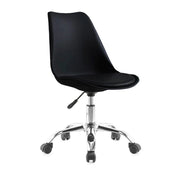 Poltrona ufficio nera 48x42 cm