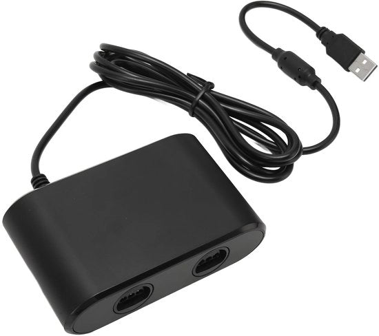 Adattatore 2-in-1 per controller USB - Convertitore per joystick N64 - Formato compatto - Trasferimento rapido - Adatto per controller USB - Dimensioni compatte