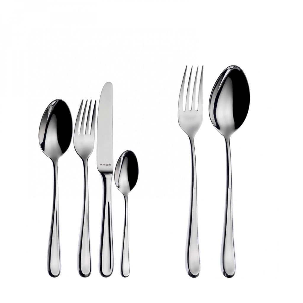 FUTURA, Posate Set 50 Pz, Scatola Wengè, Casa Bugatti