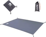 Telaio per tenda, tenda multifunzionale, guanciale impermeabile per tenda, tenda per campeggio, tappeto di tenda, diverse misure per campeggio, escursione, picnic (grigio, 210 x 210 cm)