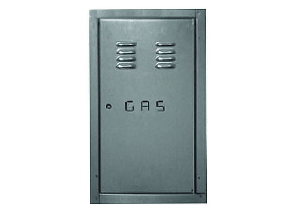 SPORTELLO CONTATORE GAS IN ACCIAIO ZINCATO   cm.40x55h.