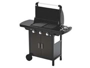 BARBECUE GAS 3 FUOCHI + FORNELLO CM.61X35 COMPACT 3EXS  bracere cm.61x35    CAMPINGAZ