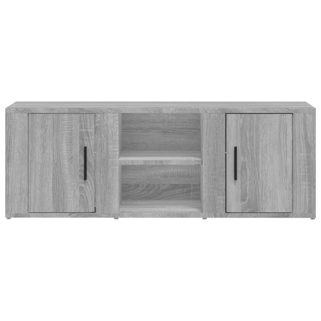 Mobile TV Grigio Sonoma 100x31,5x35 cm in Legno Multistrato 819434
