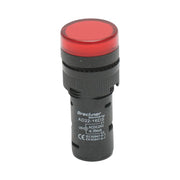 Indicatore di segnale LED rosso 24V AC/DC 16mm Breckner Germany
