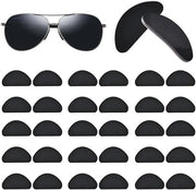 Accessori per occhiali - 15 paia di supporti nasali in silicone a forma di D con airbag per un utilizzo comodo degli occhiali - Rimovibili e riciclabili - Supporti nasali self-adesivi