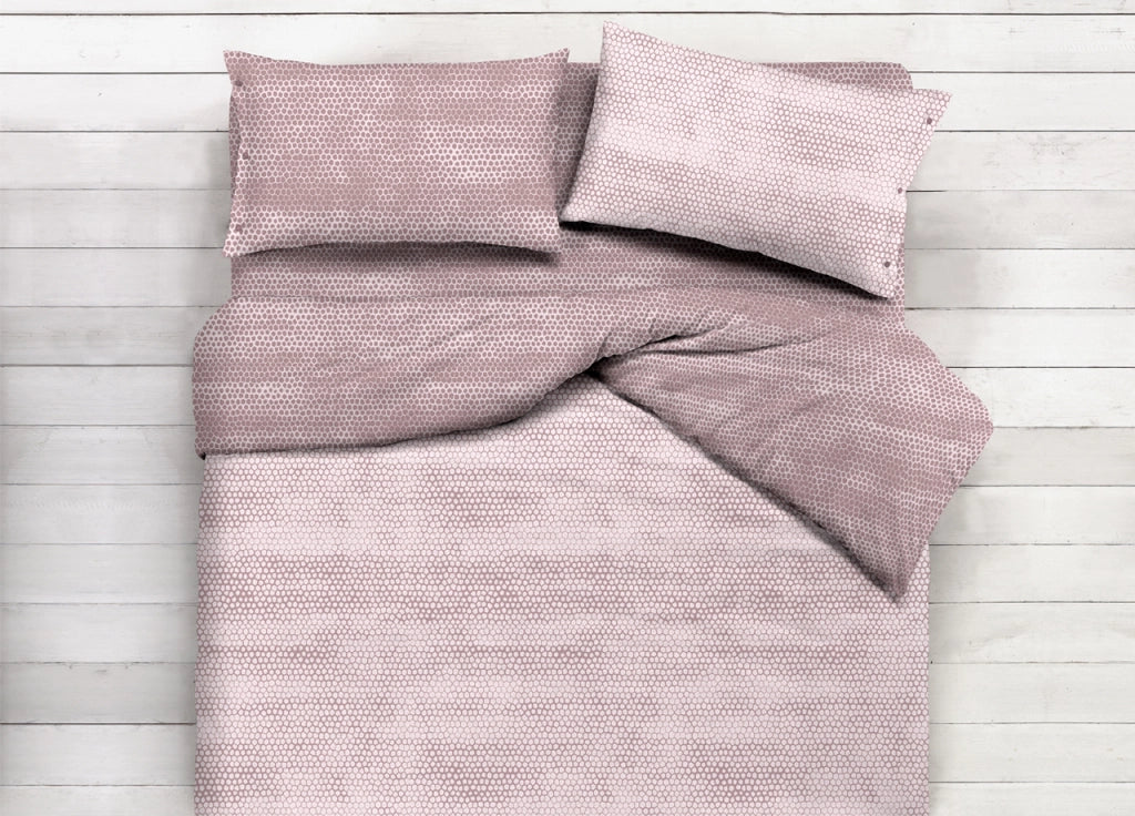 Copritrapunta In Cotone Fantasia Bon Bon - Matrimoniale - Beige