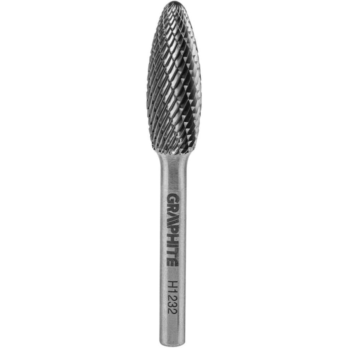 Topex 55h376 fresa abrasiva in m met.duro hm tipo h 12 x 32 m ds