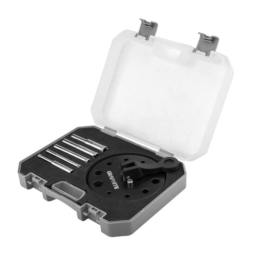 Topex 55h541 frese diamantate 5- 5-12 mm con guida, set 6 pz