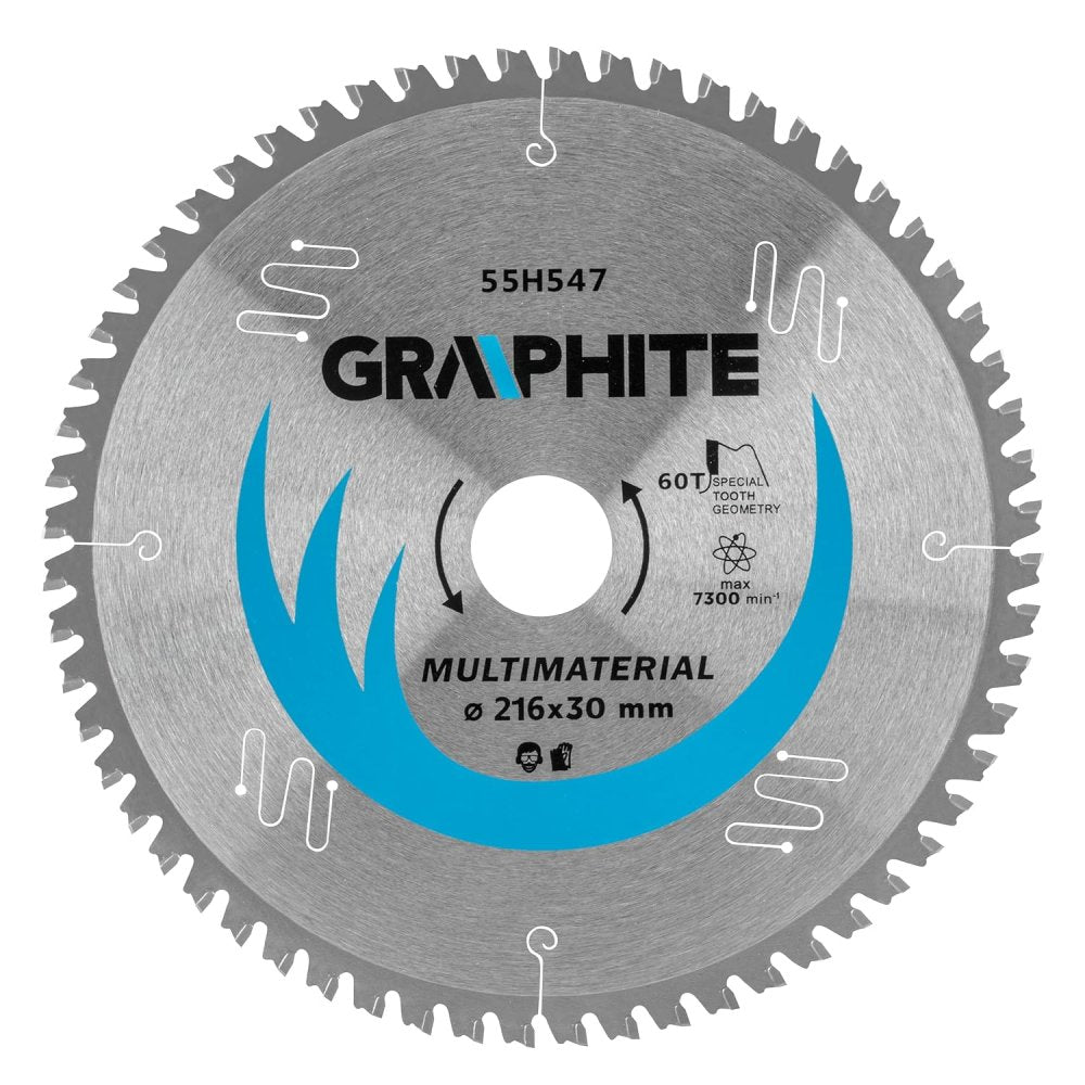 Topex 55h547 lame per seghe circ rcolari con punte hm 216 x 30 mm