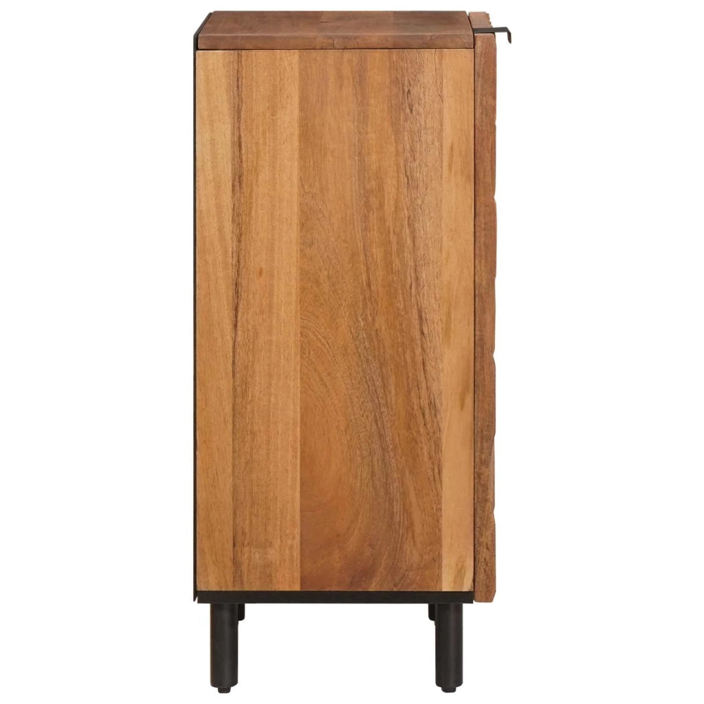 Credenza con porta Finitura Marrone Acacia 40 x 33 x 75 cm 4017924