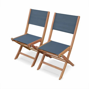 Set tavolo da giardino rettangolare allungabile in legno, 6 posti,