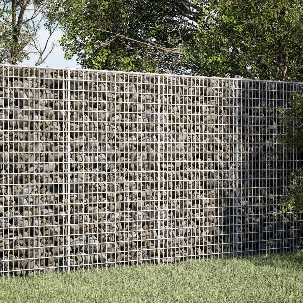 Gabione con filo da 3,5 mm e rete da 5x2,5 cm 100x20x100 cm 3461660