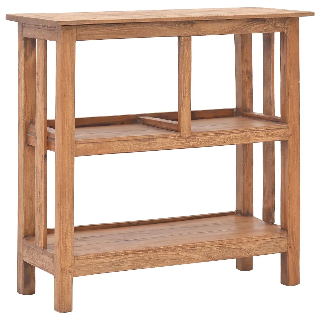 Tavolo Consolle in Legno Massello di Mogano 69x28x70 cm 244489