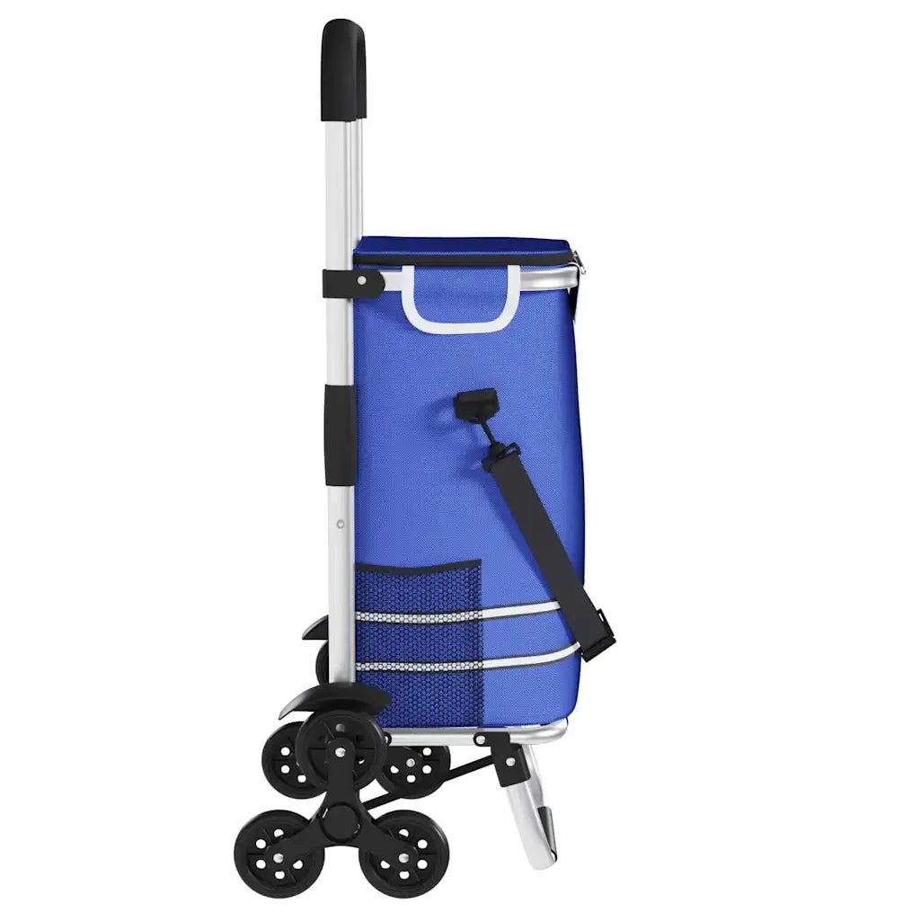 Carrello della spesa Blu 47 x 39 x 100,5 cm Tessuto Oxford 42002339