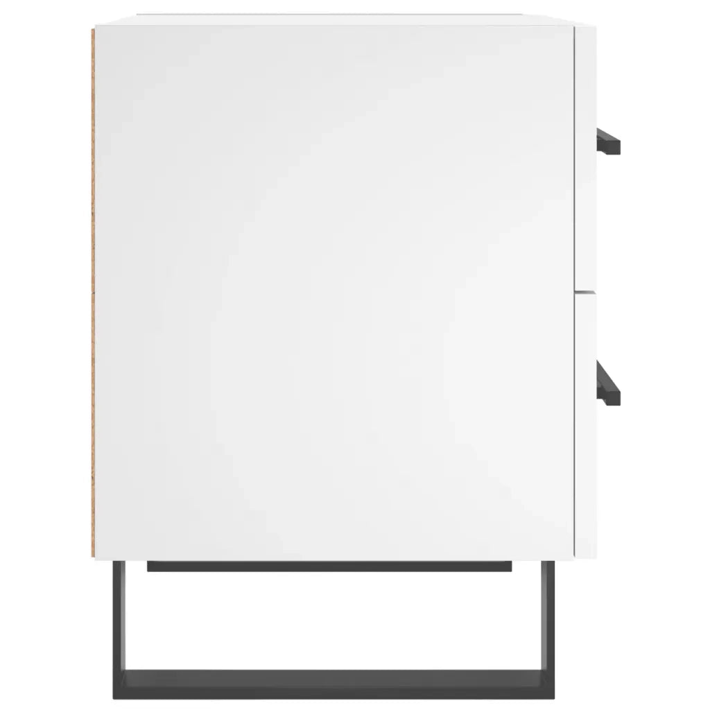 vidaXL Comodini 2 pz Bianchi 40x35x47,5 cm in Legno Multistrato