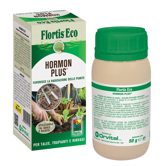 Radicante HORMON PLUS CONCIME radicazione IN POLVERE talea trapianti 50G FLORTIS