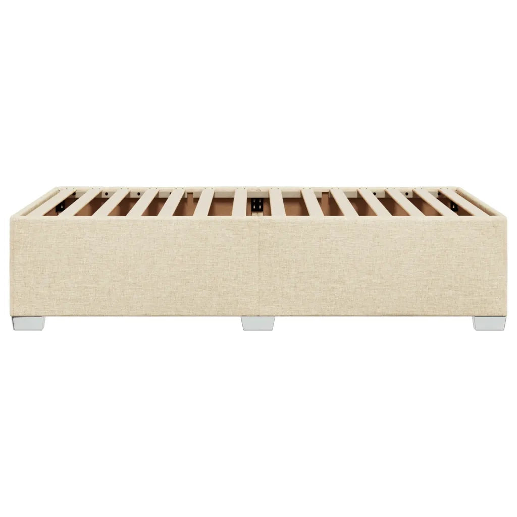 Giroletto senza Materasso Crema 80x200 cm in Tessuto