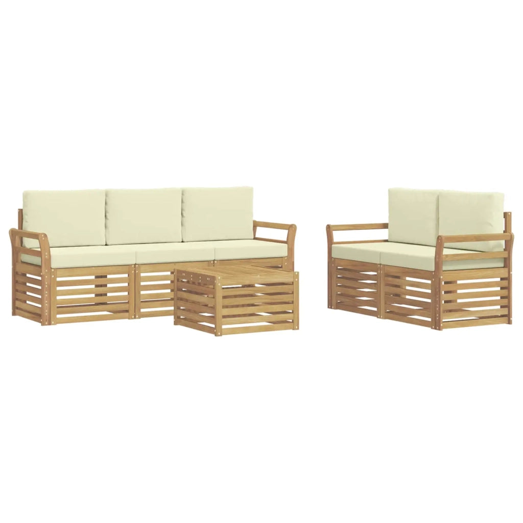 Set divani Legno di Acacia Massello 3391395