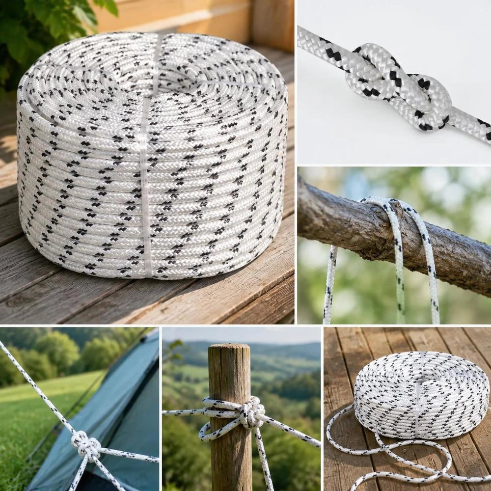 Braided Rope, Boat Line, Polyester, 6 Mm X 50 M