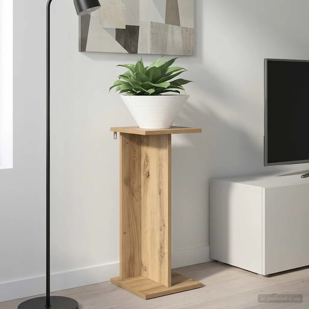 Supporto per piante | Sostegno per piante Rovere Artigianale 25 x 25,5 x 60,5 cm