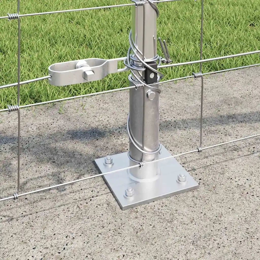 Palo della recinzione Zincato 50 x 0,8 m Acciaio