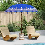 Parasol Balinese Blu 210-220 cm Cotone, legno massello